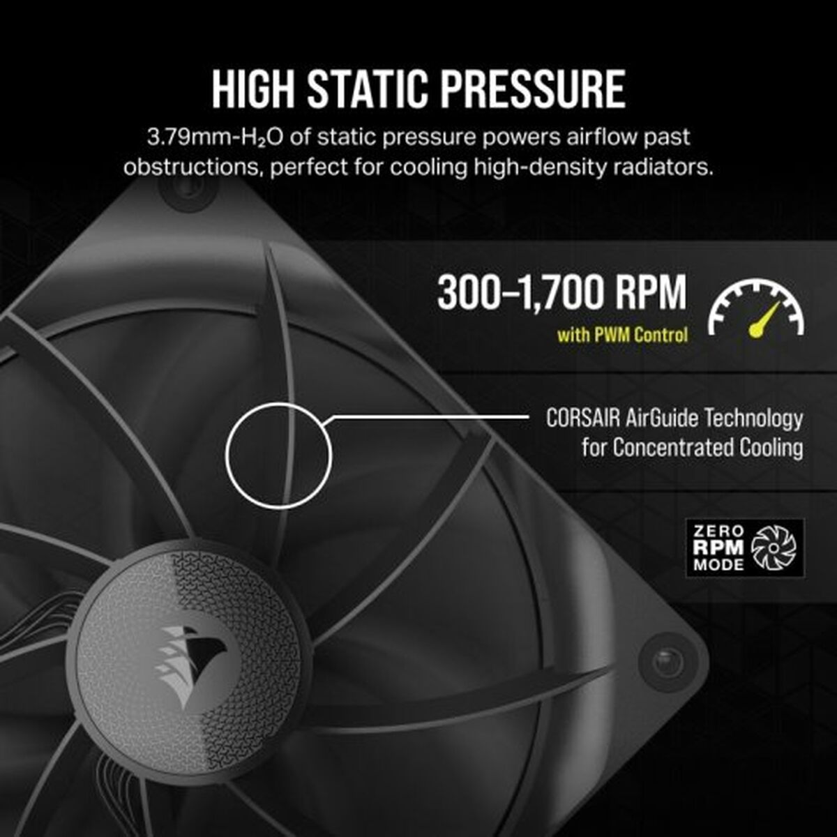 Kārbas ventilators Corsair CO-9051011-WW (1 gb.)